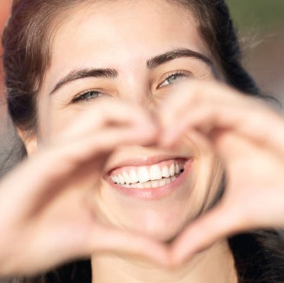Heart shape with teeth Restorations & Repairs